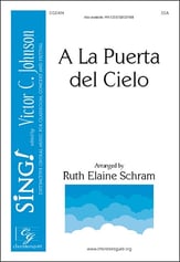 A la Puerta del Cielo SSA choral sheet music cover